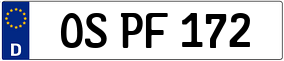Truck License Plate